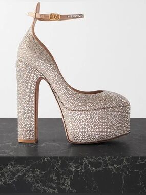 Valentino Garavani Women's Tan-Go Platform Pump